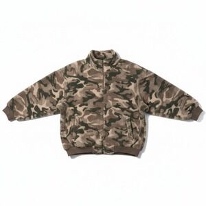 WFS‎ Element Gea XL Heavy Camo Sherpa Fleece Full Zip Jacket Camouflage Lined